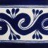 Mexican Talavera Border Tile Berceo